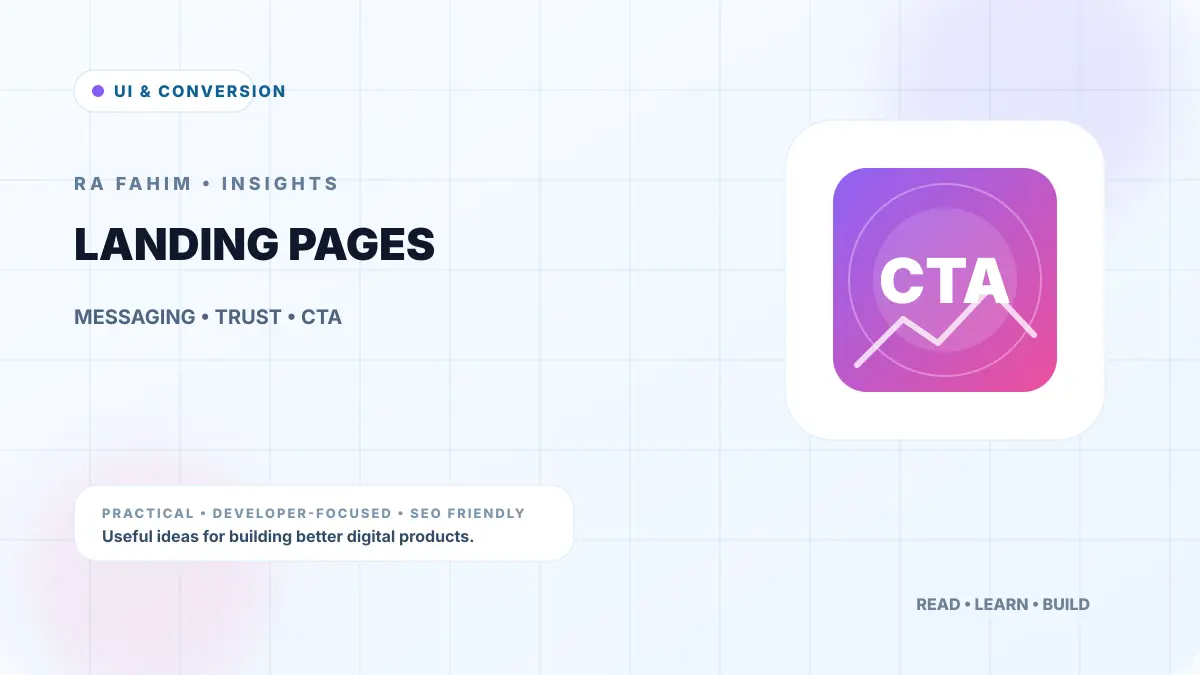 How to Structure a High-Converting Landing Page — RA Fahim Insights