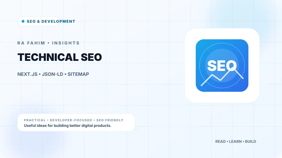 A Practical Technical SEO Checklist for Next.js Websites — RA Fahim Insights