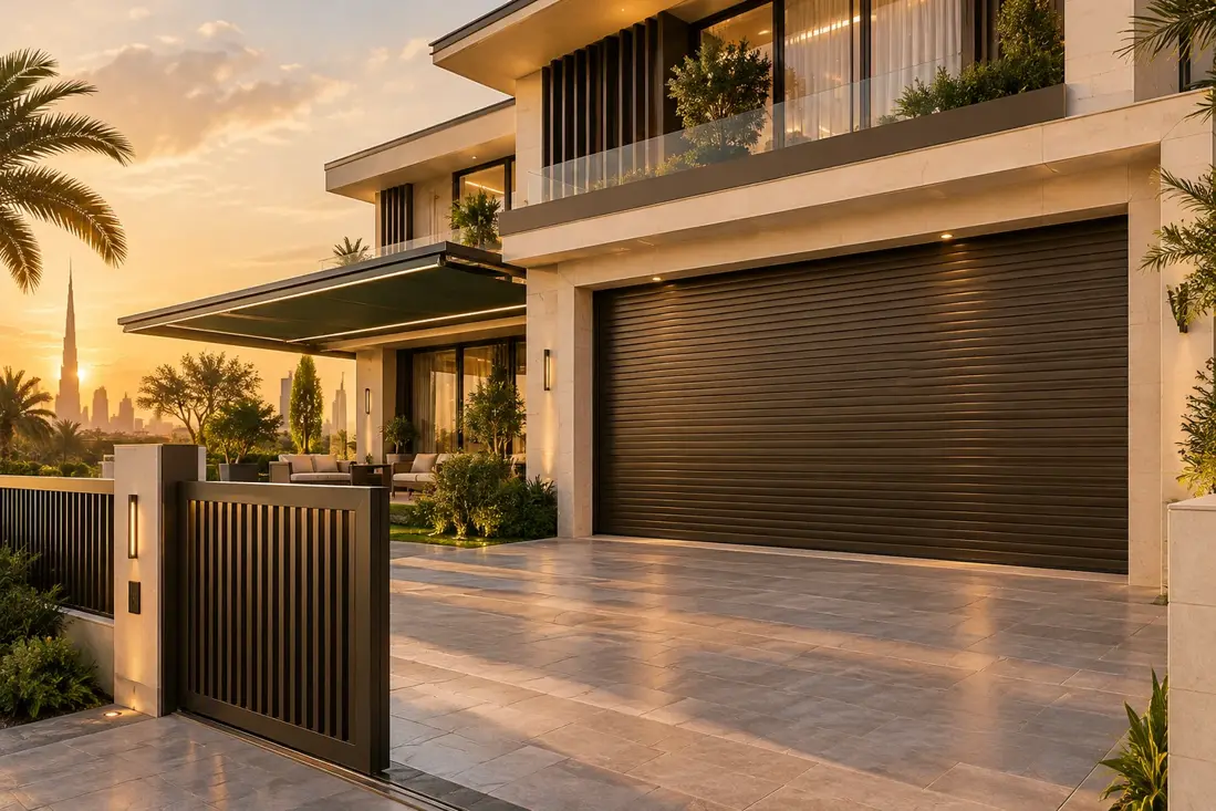 Emirates Aluminium Shutter website screenshot — project by RA Fahim